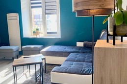 Salon  Gîte Appart'Edith La Neuville aux Larris