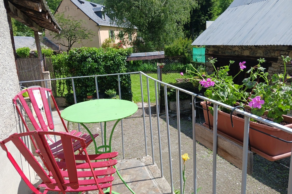 Balcon-terrasse fleuri