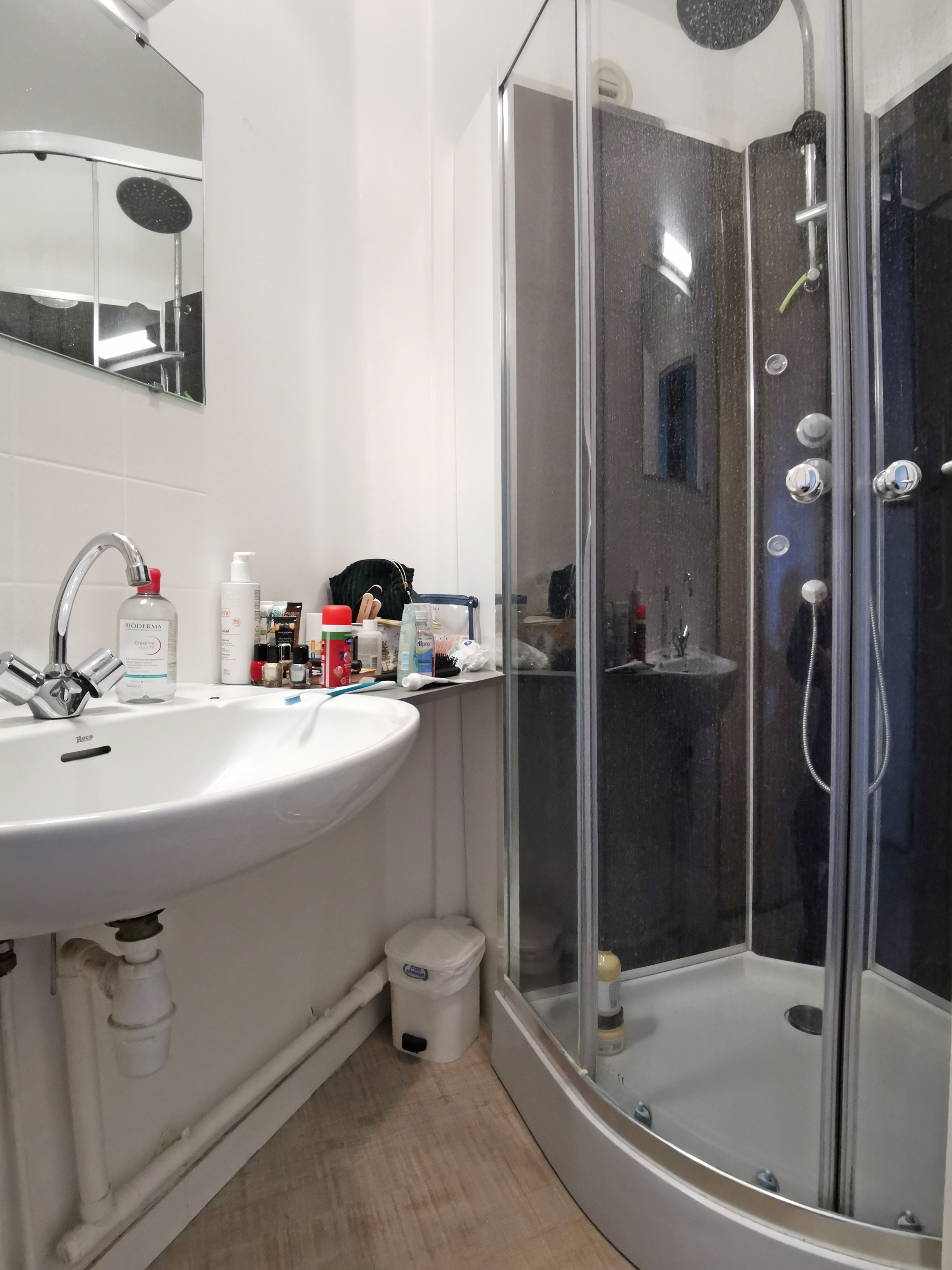 salle d'eau avec douche balnéo