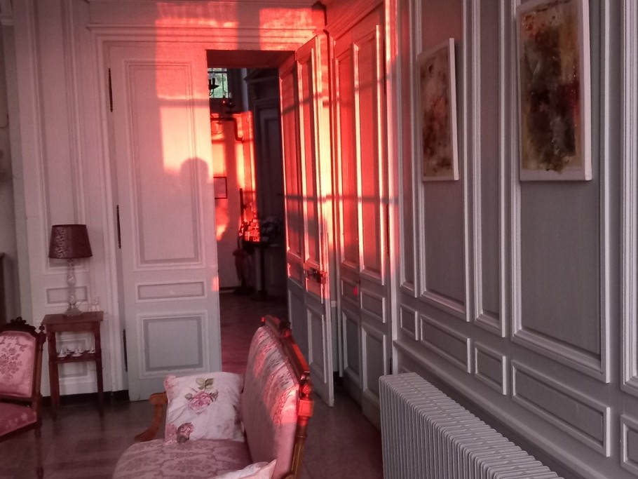 Coucher de soleil sur salon du milieu