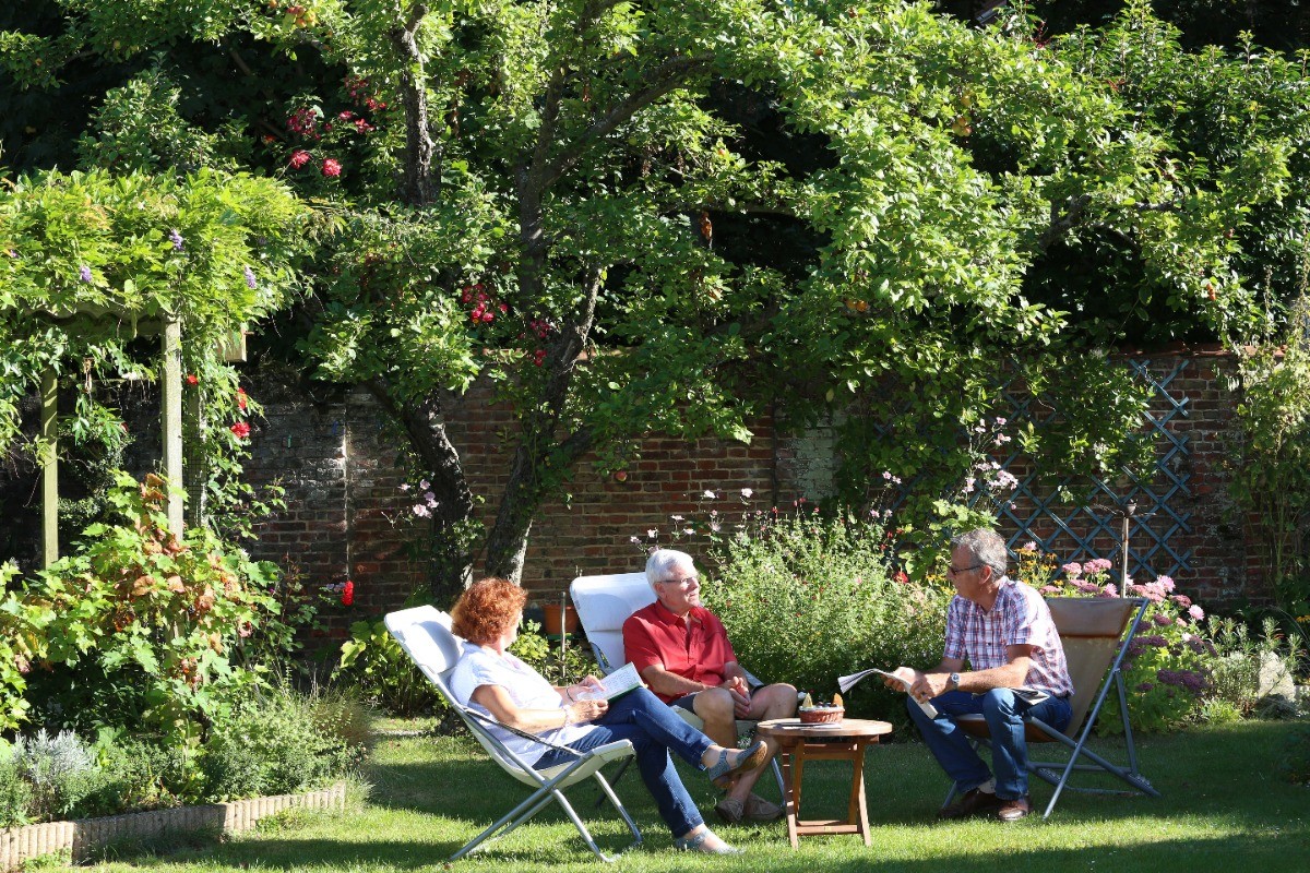 Dans le jardin