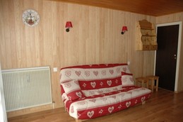 Salon / Appartement pour 4 personnes (Les Deux Alpes - Centre Station - Pied des Pistes - Ambiance Montagne)