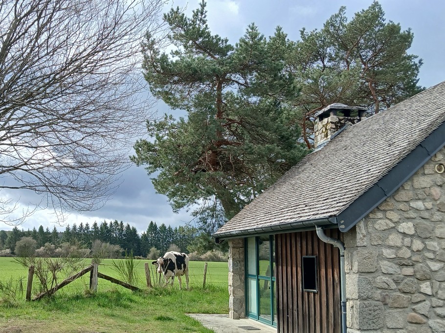 Etang de Farges, Saint Germain près Herment, Chalet vert - Extérieur
