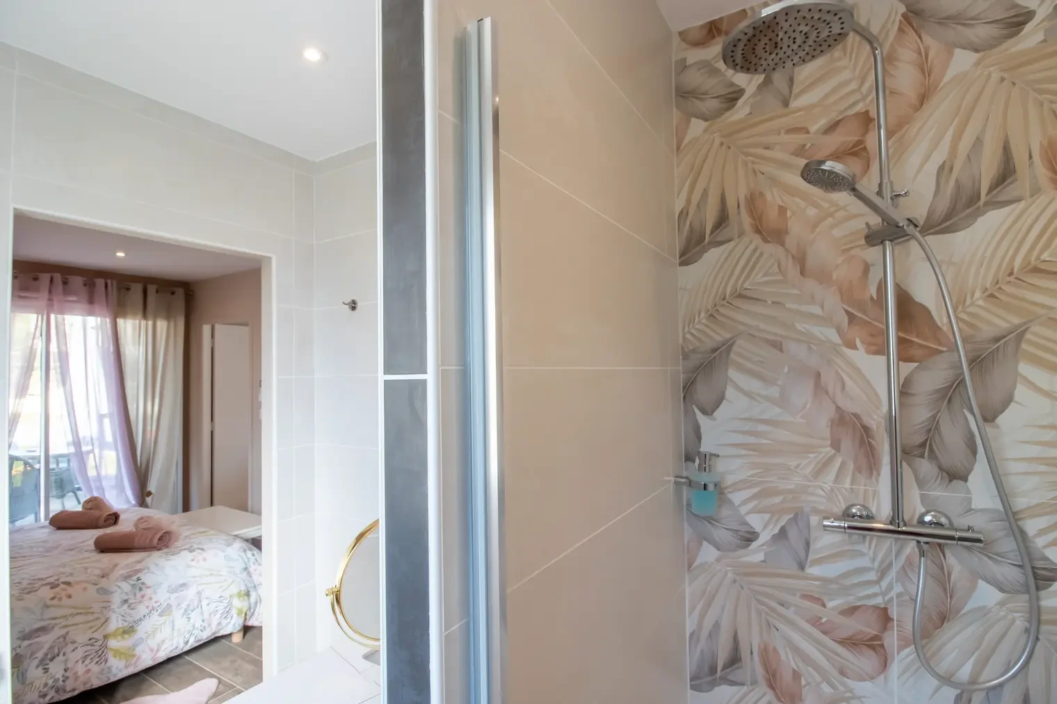 Salle de bains du gîte Pic Epeiche