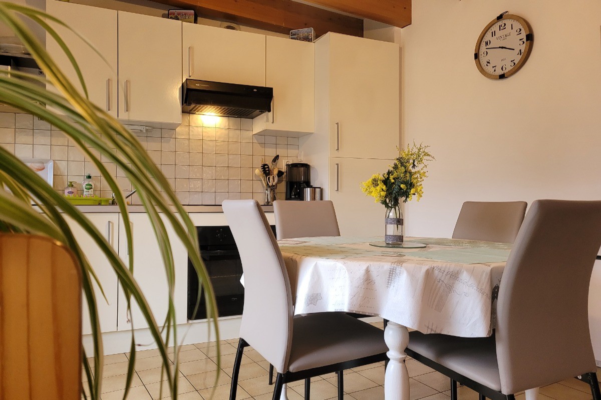 Location, Longère, Roche aux oiseaux, Ploubazlanec, Pièce de vie RDC séjour salon cuisine