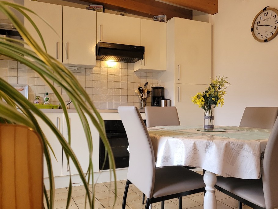 Location, Longère, Roche aux oiseaux, Ploubazlanec, Pièce de vie RDC séjour salon cuisine