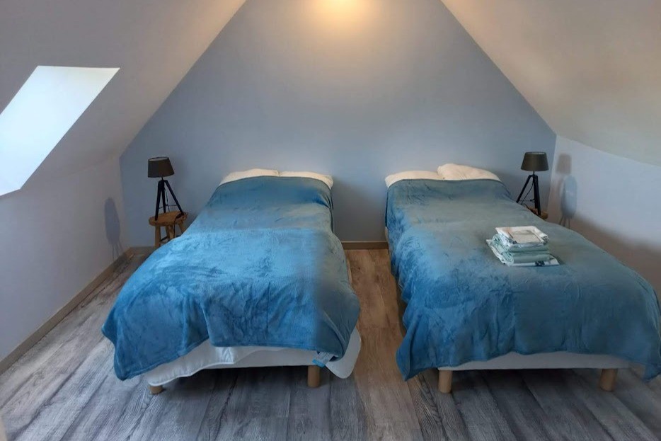 Petite chambre parentale à l'ambiance Nordique