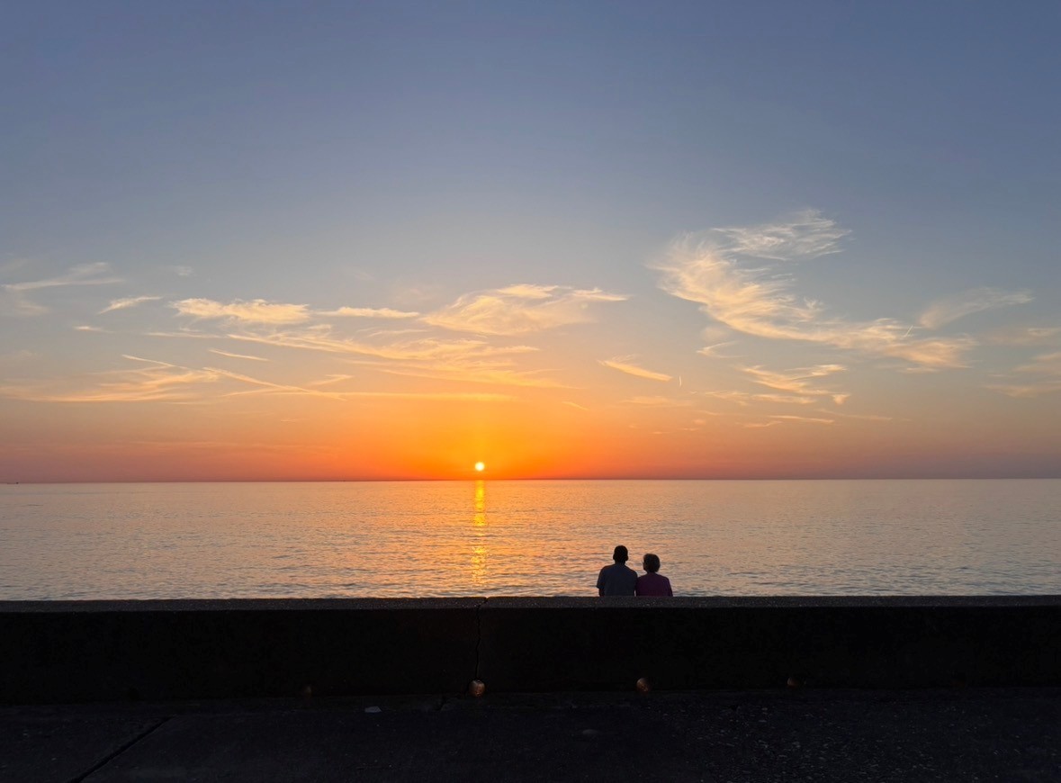 Coucher de soleil Mers les Bains Studio Trimaran Hauts de France