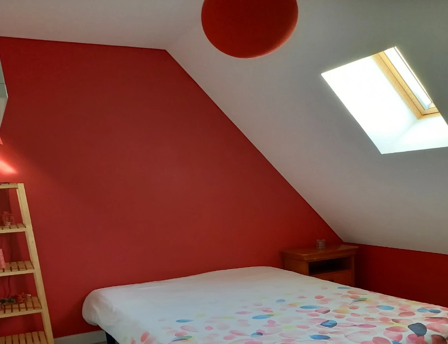 Clévacances - Location 10 personnes - chambre - Langueux - Maison avec jacuzzi