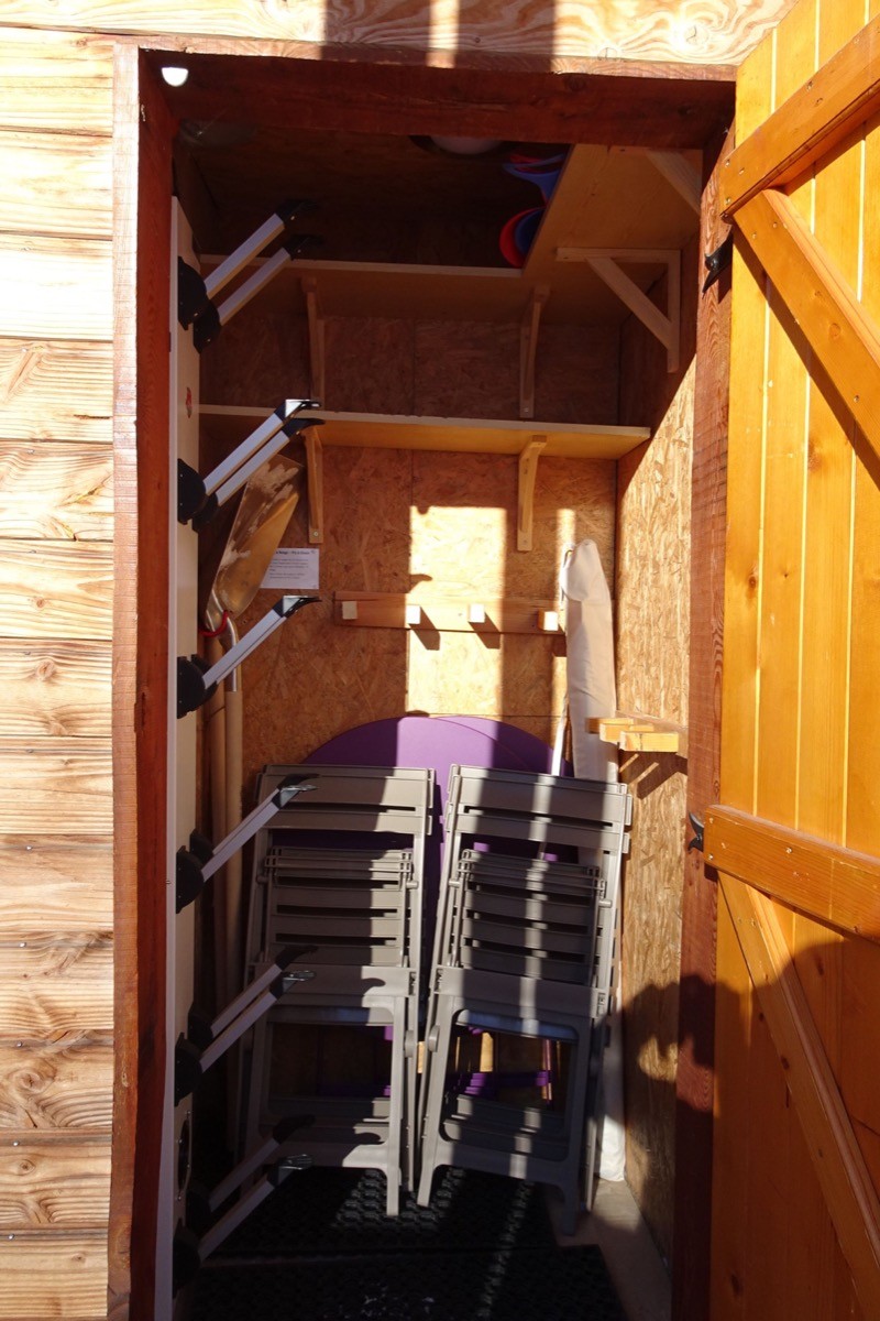 Casier à skis avec sèche chaussures (6p.)