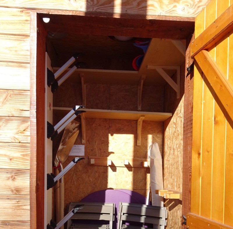 Casier à skis avec sèche chaussures (6p.)