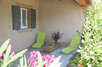 Coin détente sur la terrasse