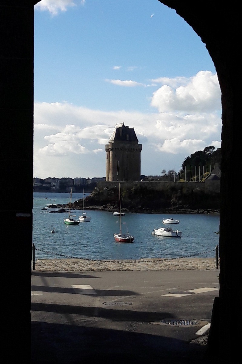 vue de la Tour Solidor, cité d'Alet