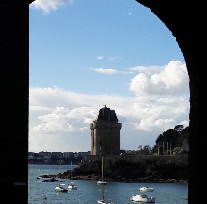 vue de la Tour Solidor, cité d'Alet