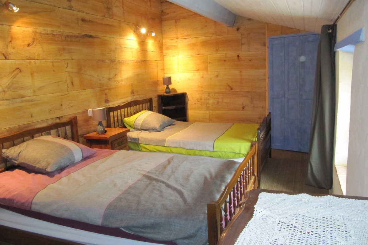 chambre N° 2 - 2 lits de 110 x 190