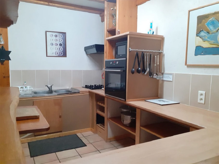 Gîte "Mont Carmel" : The kitchen