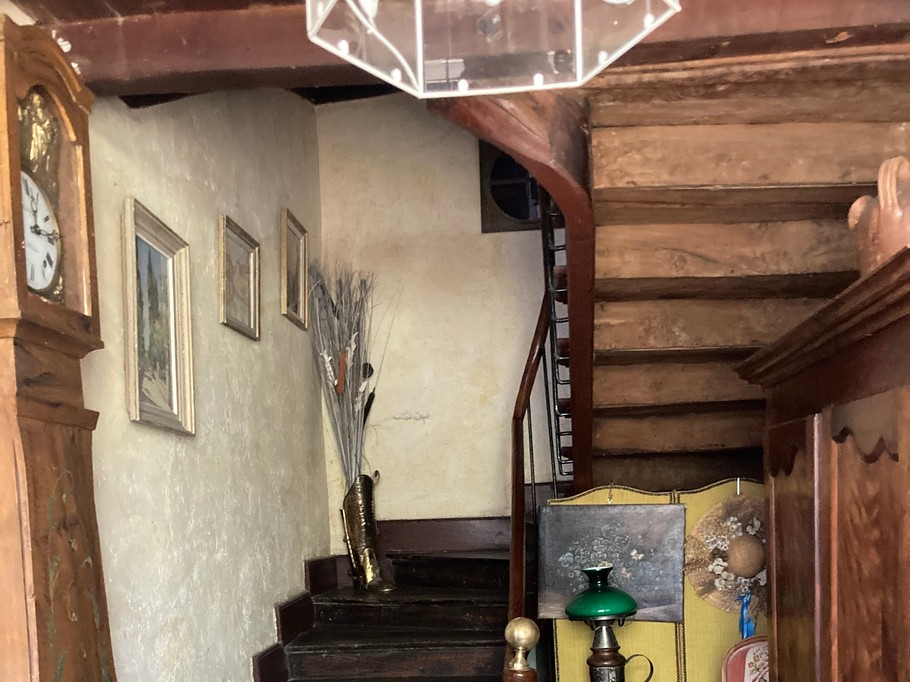 Stairs leading upstairs