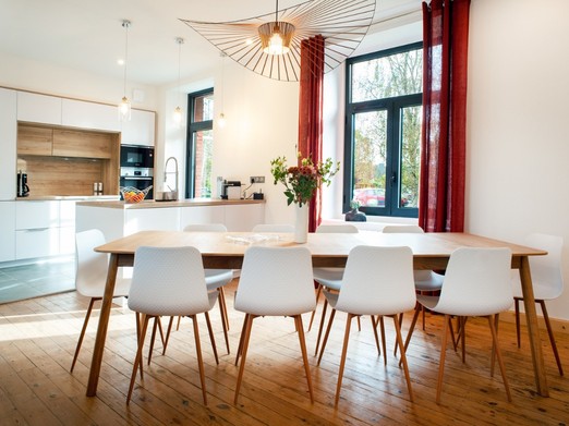 Ti Laouen,
Clévacances, living room with open kitchen