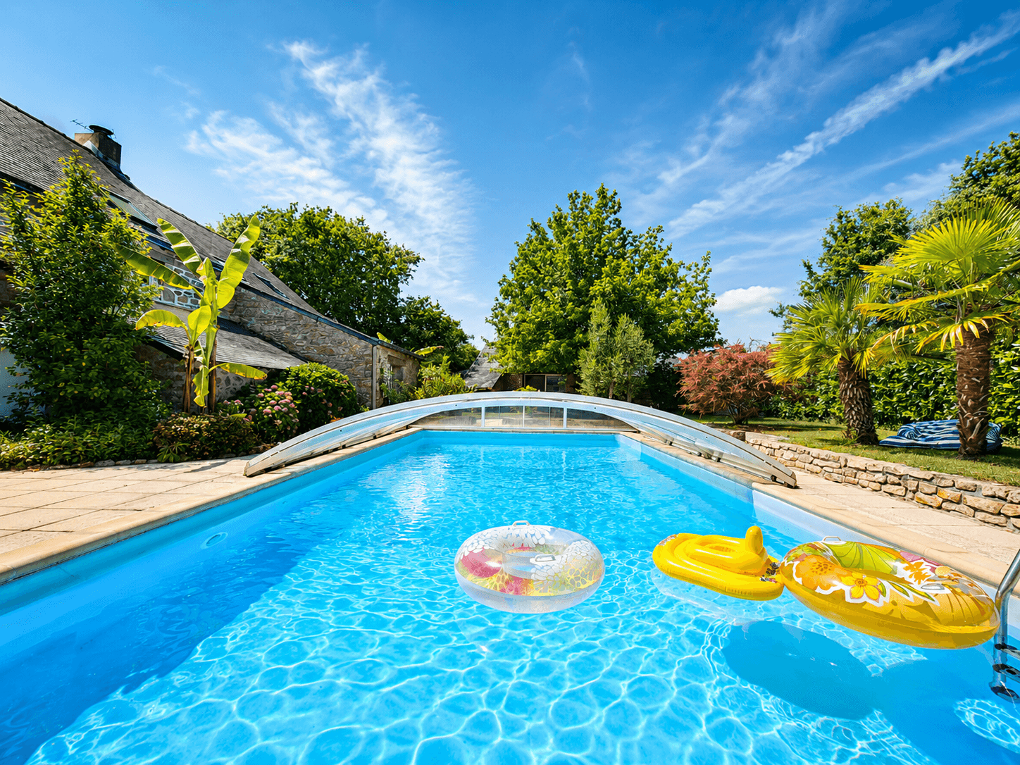 Piscine partagée