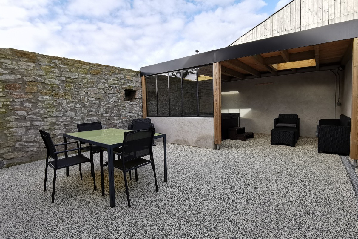 Espace extérieur privatif et abrité