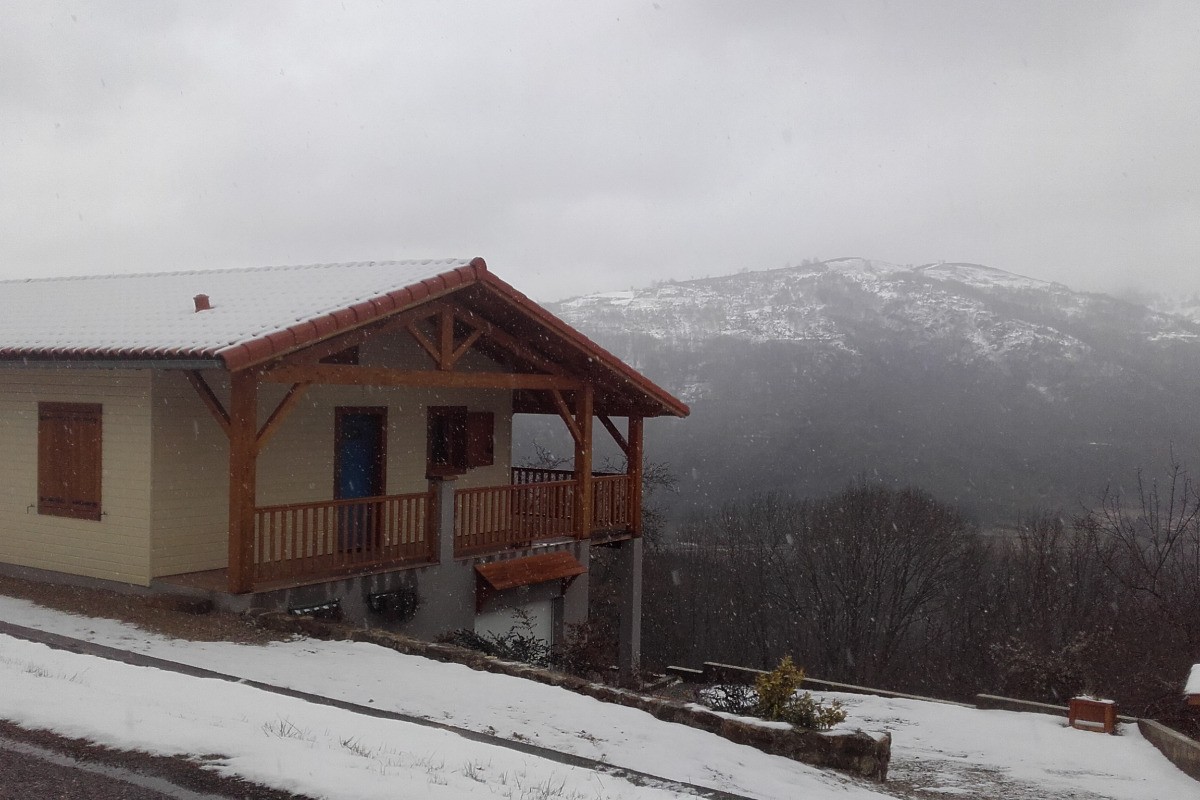 Le gîte en hiver
