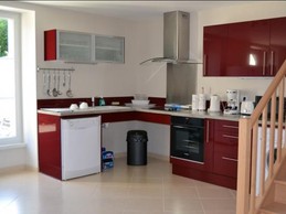 RDC Cuisine ouverte sur SAM, Gite du Chai accès PMR, pour 6 personnes, près de Royan, Charente maritime