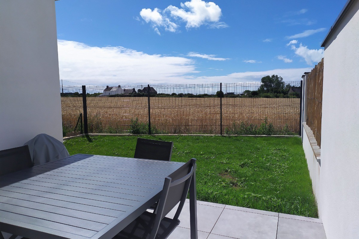 Vue dégagée terrasse