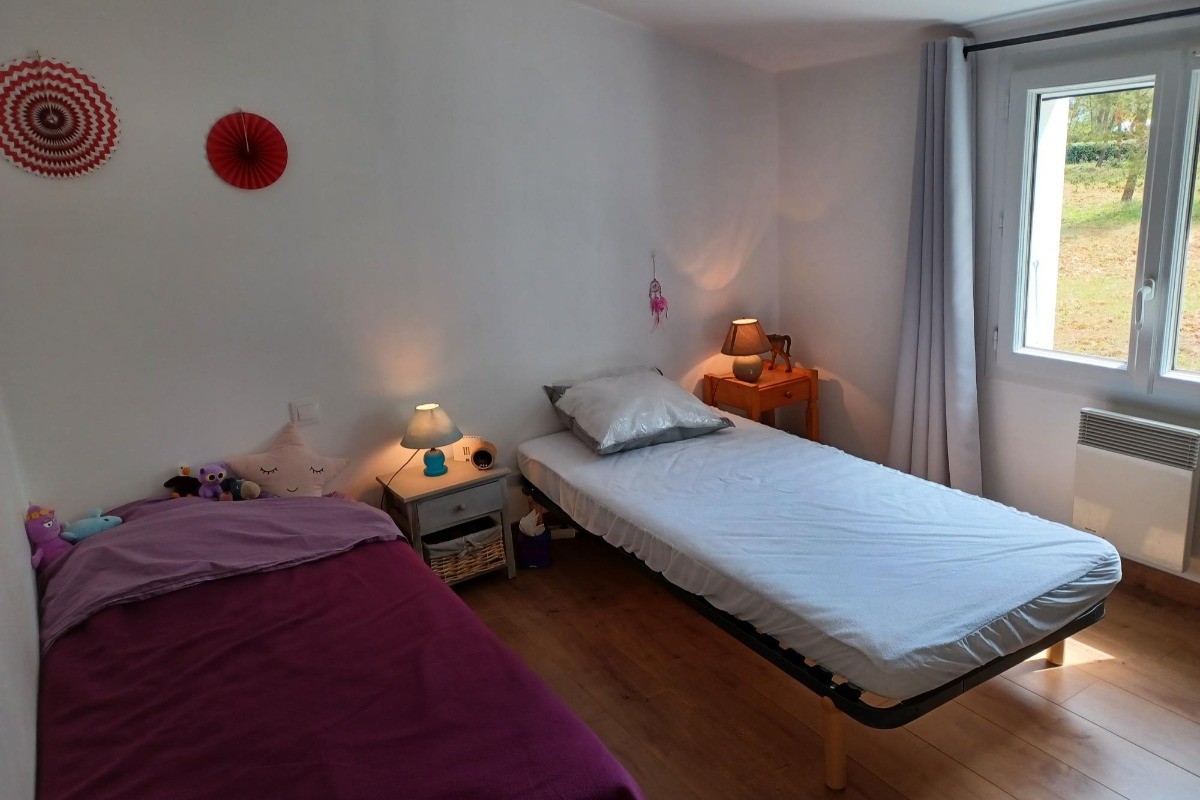 Chambre 2 lits en 90