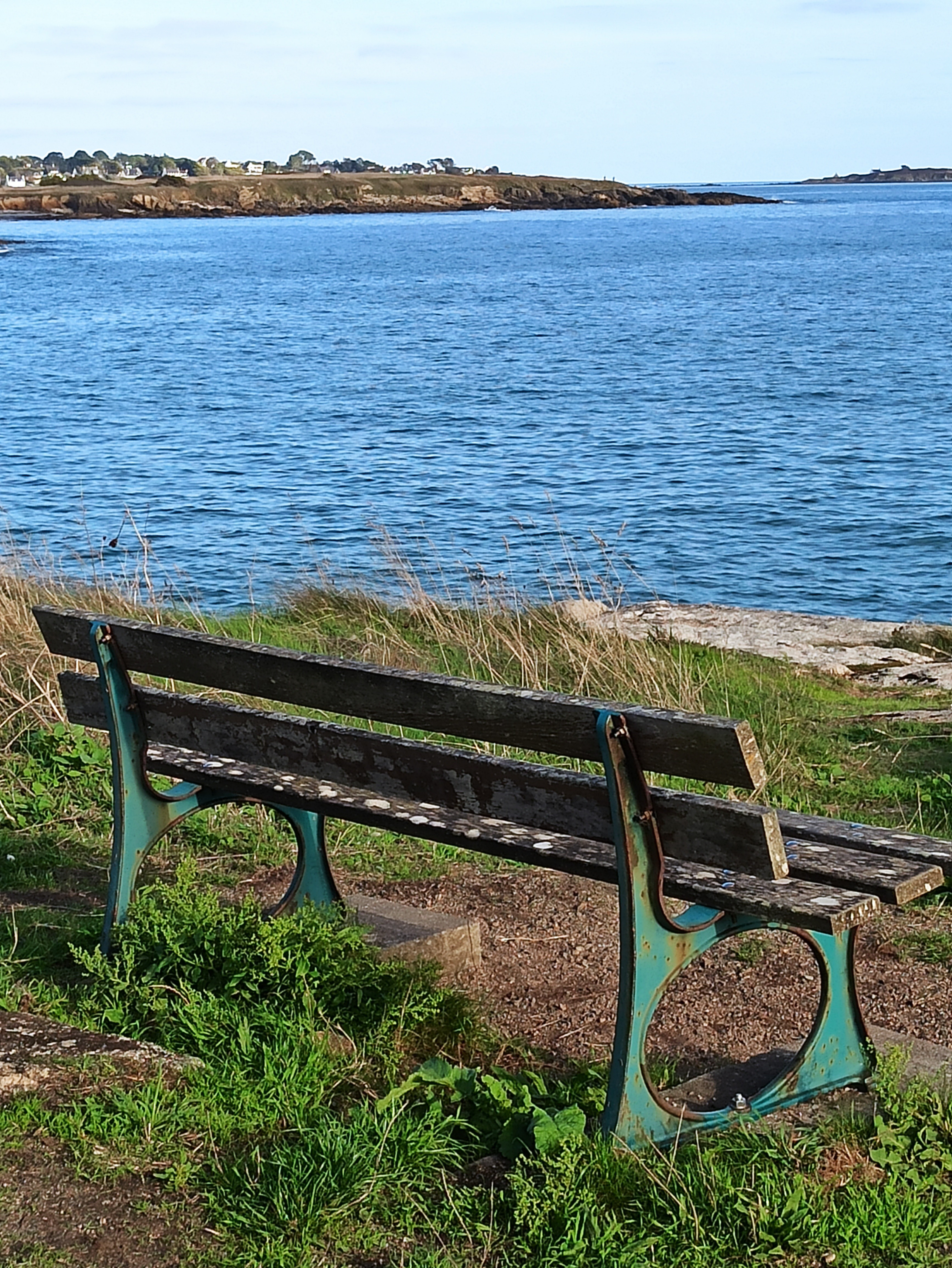 Face à la mer du cote de la pointe de Trévignon
