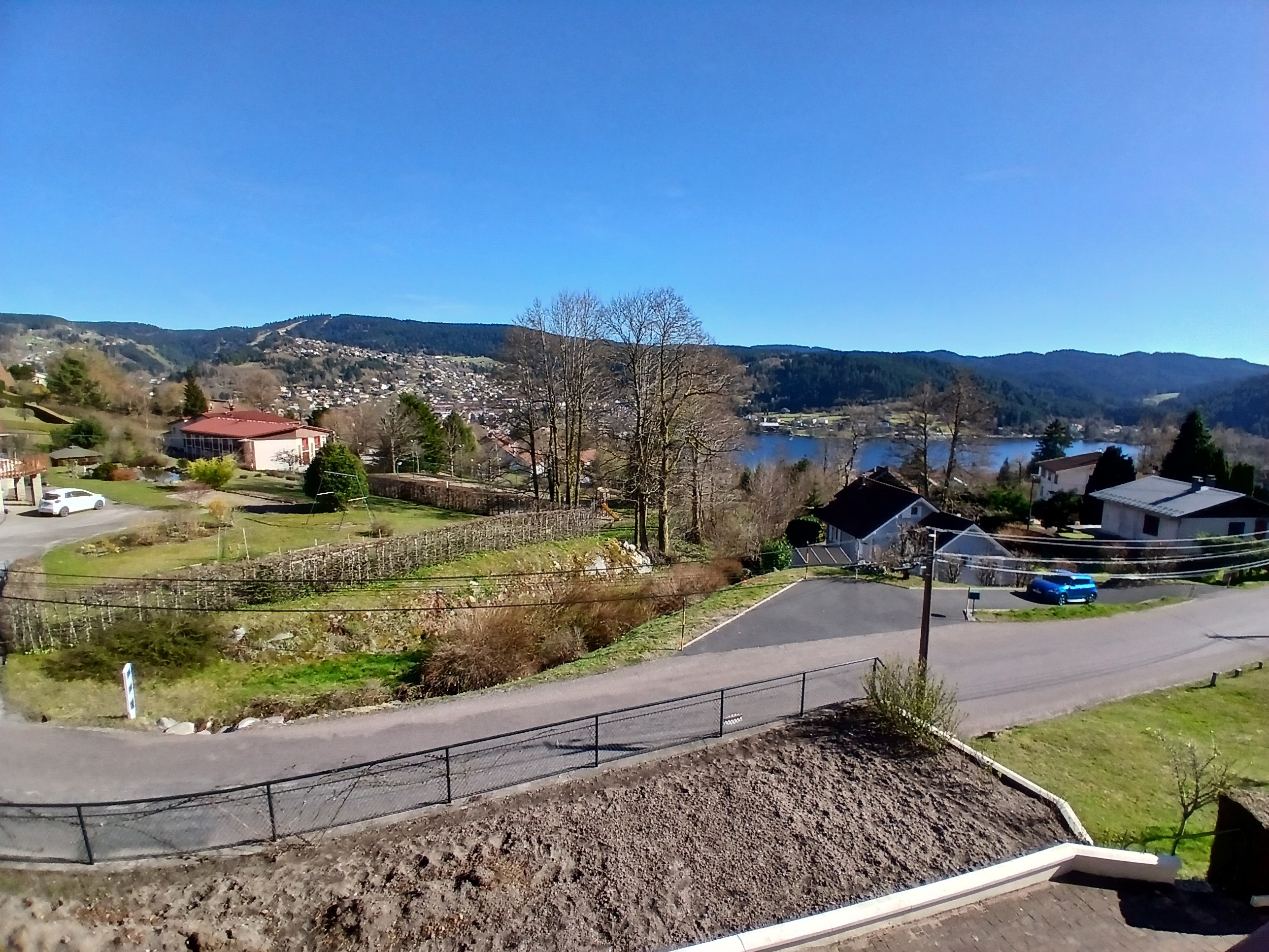 View of the lake
