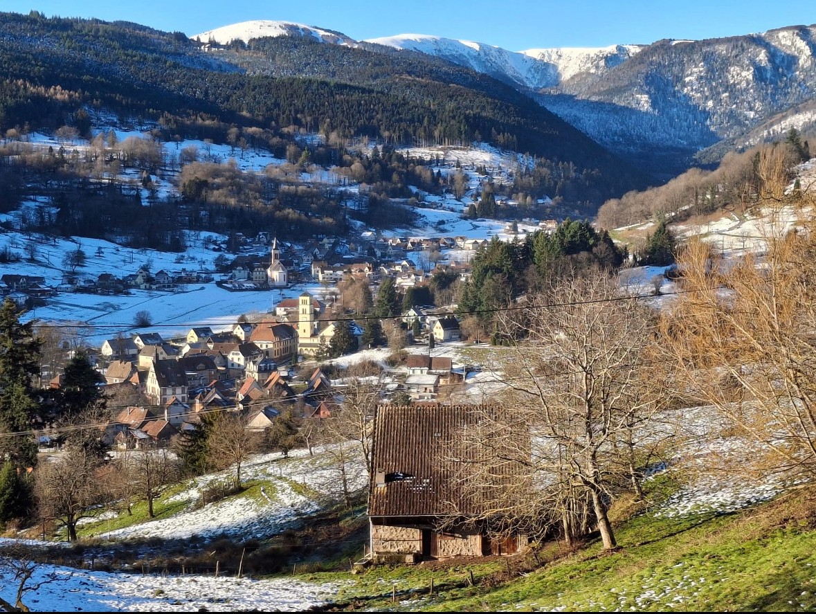 Le village en hiver
