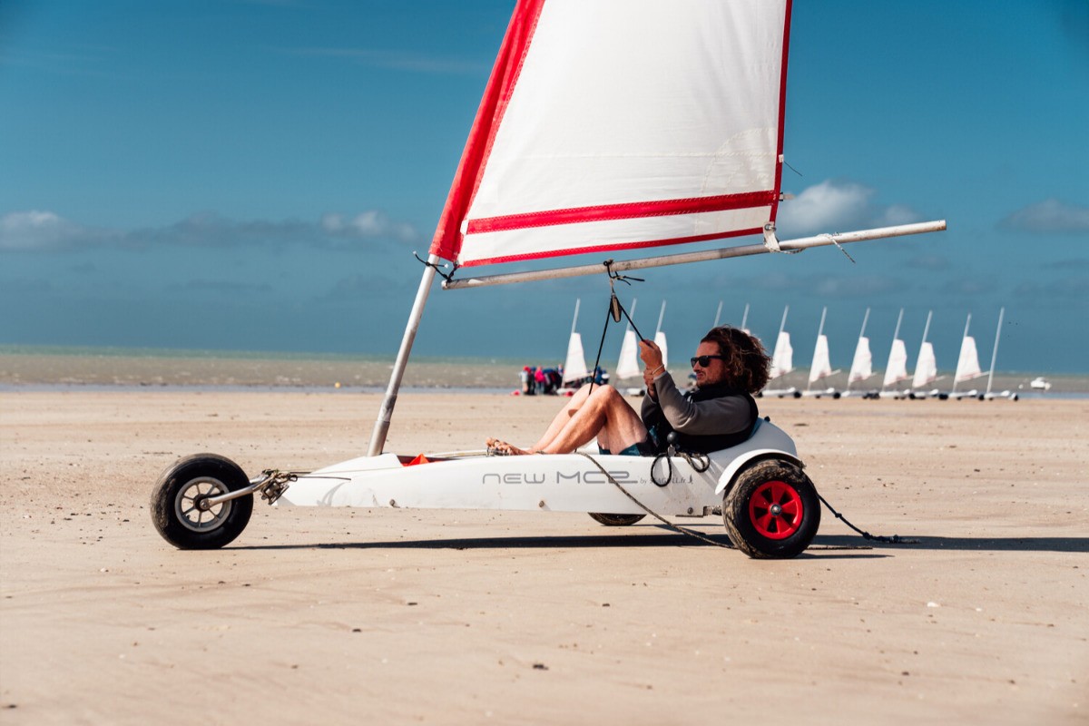 Char à voile - Plage Agon-Coutainville