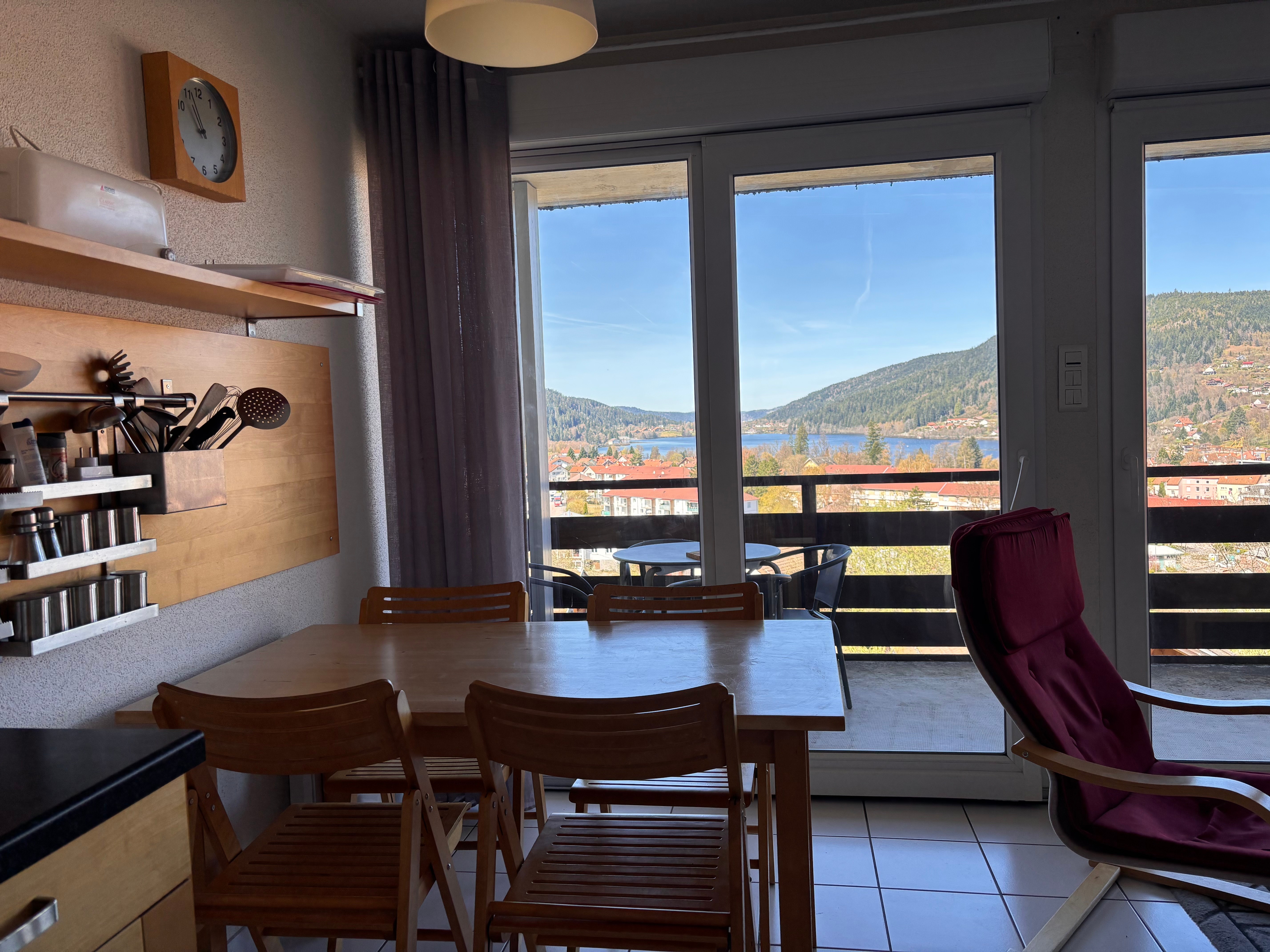 View from the flat - Apartment with terrace in Gérardmer