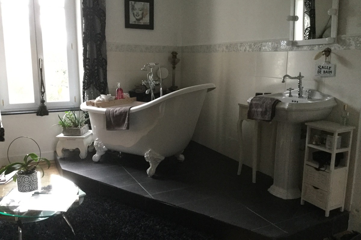 Baignoire de la chambre Castafiore