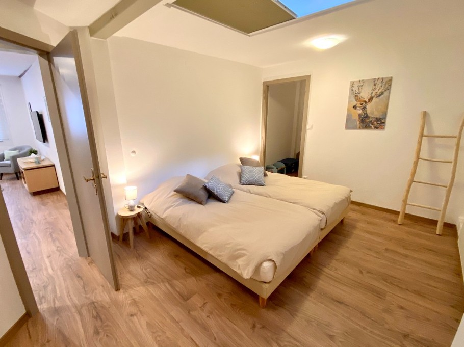 La 2ème chambre avec 2 lits simples