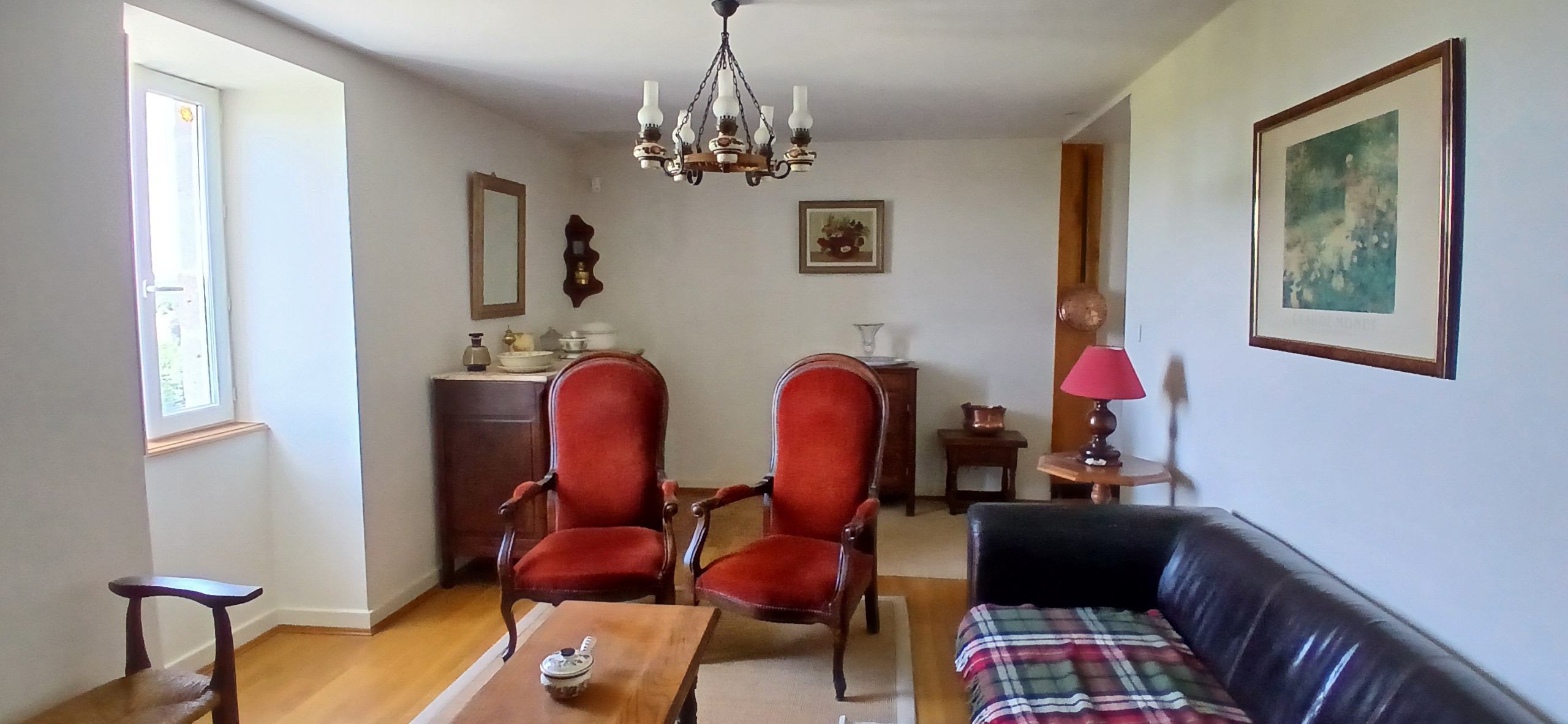 Gîte de Femblat : Le salon
