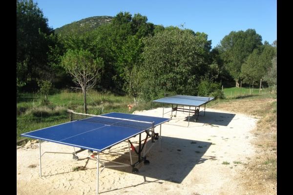 les tables de ping pong