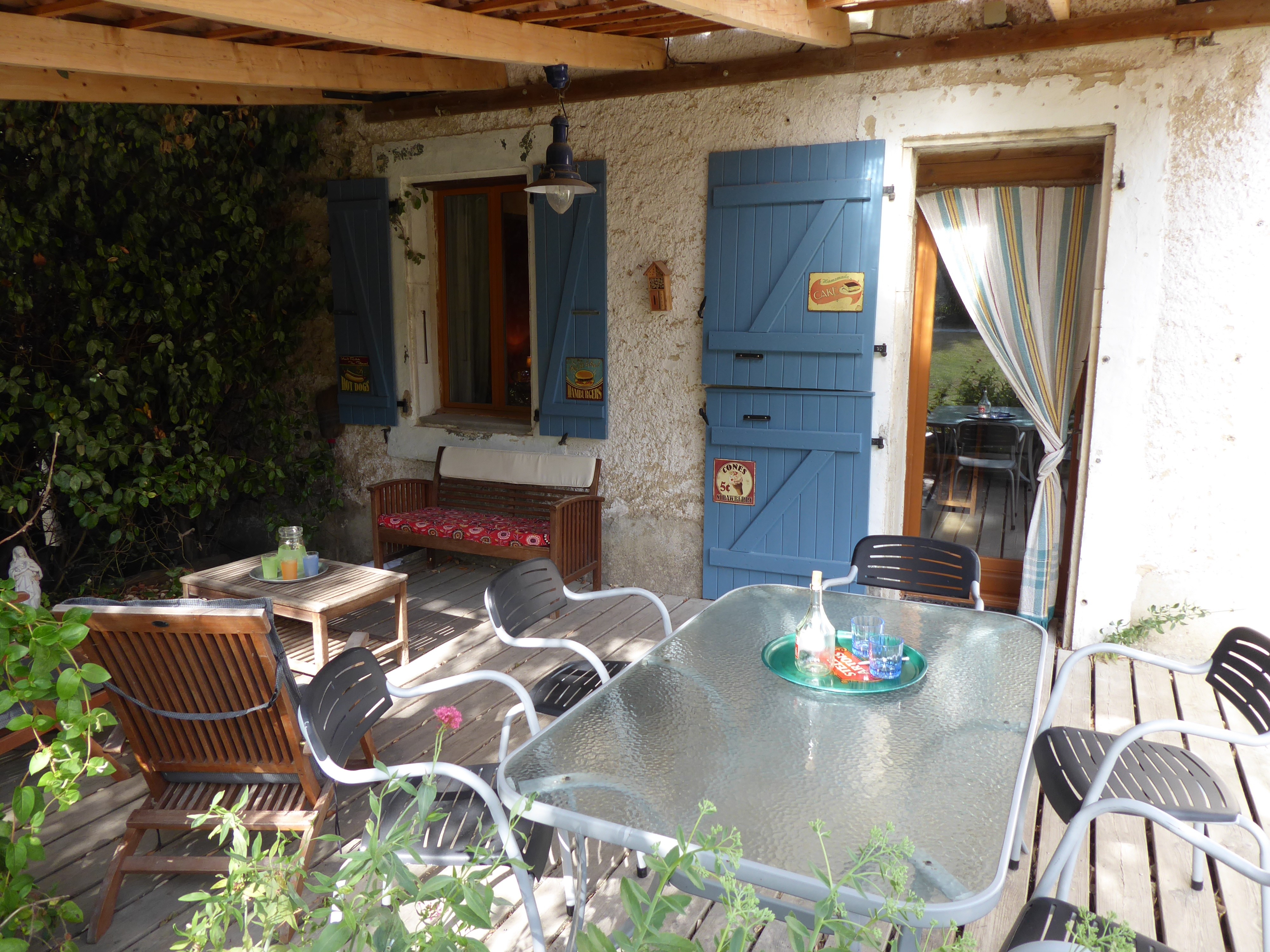 terrasse du terrasse gite champetre drome de marsanne 1