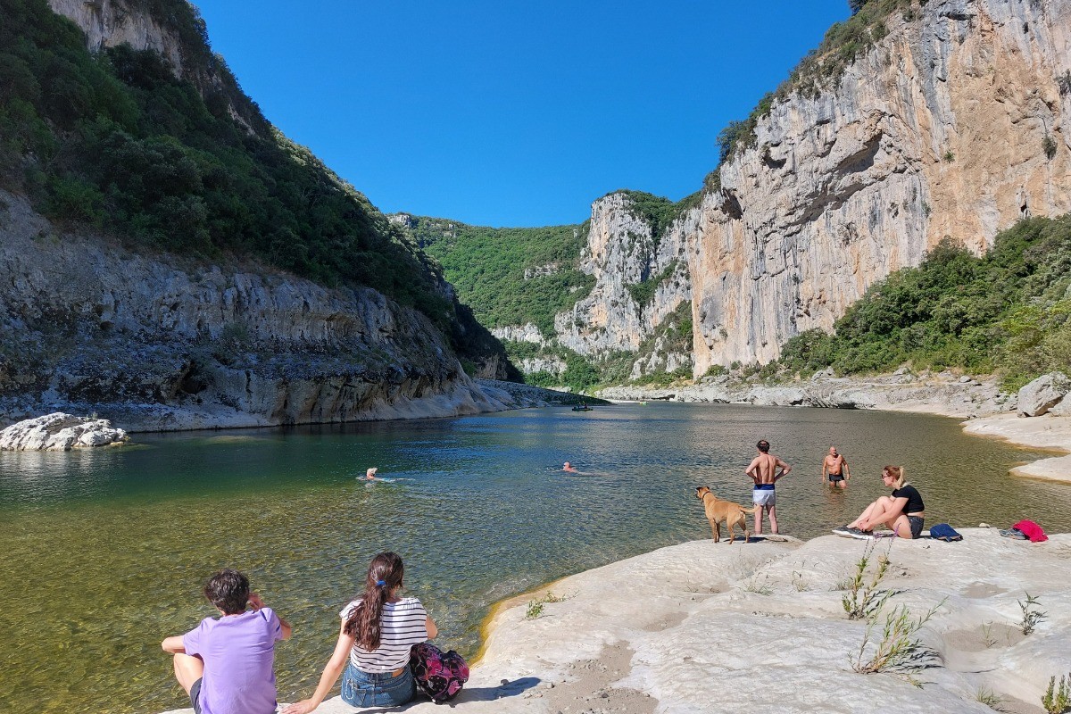 Baignade en rivière