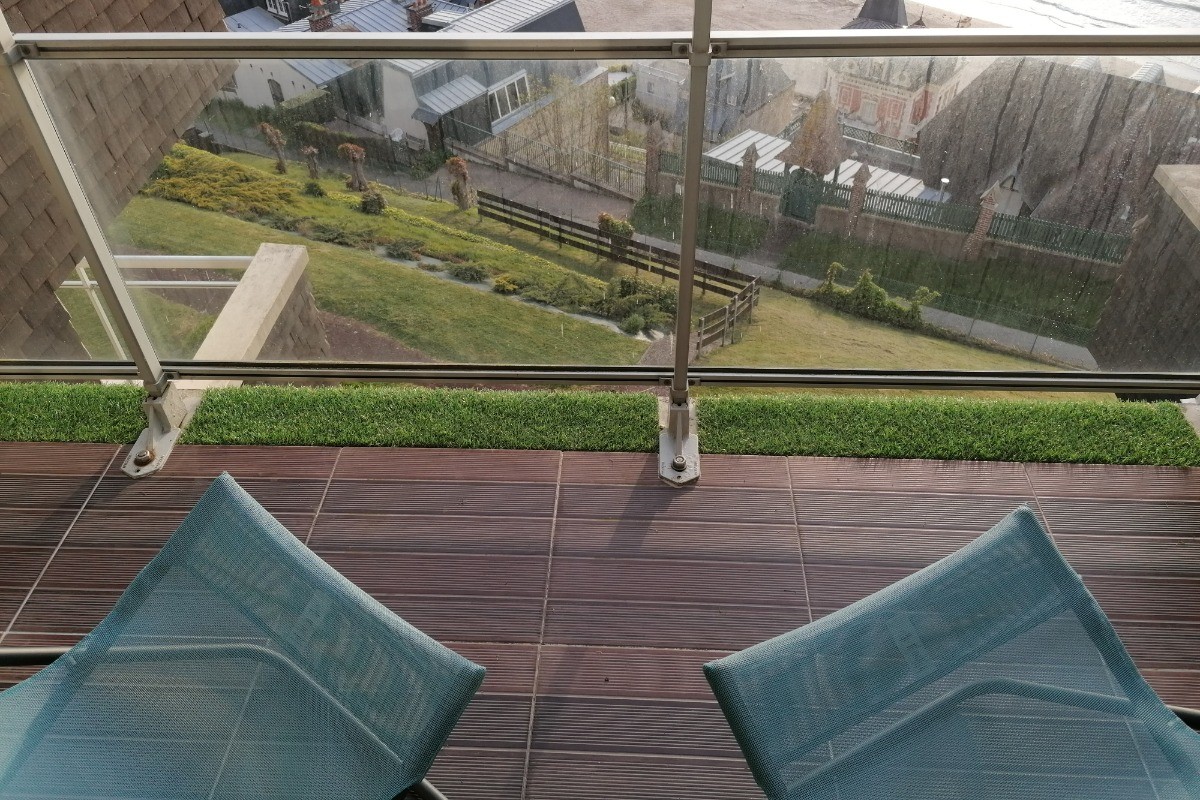 Vue du balcon-terrasse