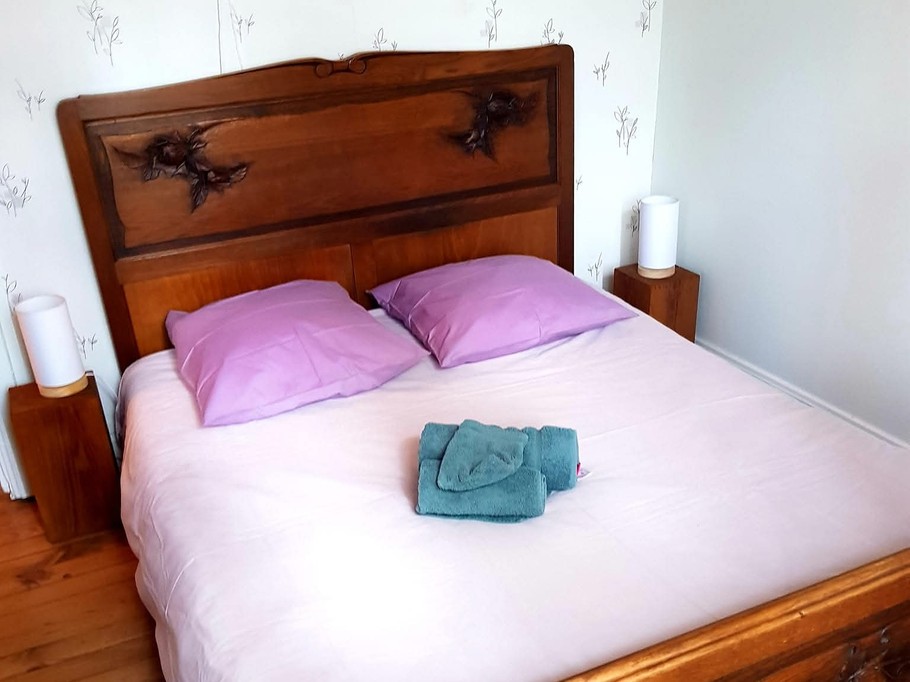 The Sensation Nature holiday cottage: Bedroom 1