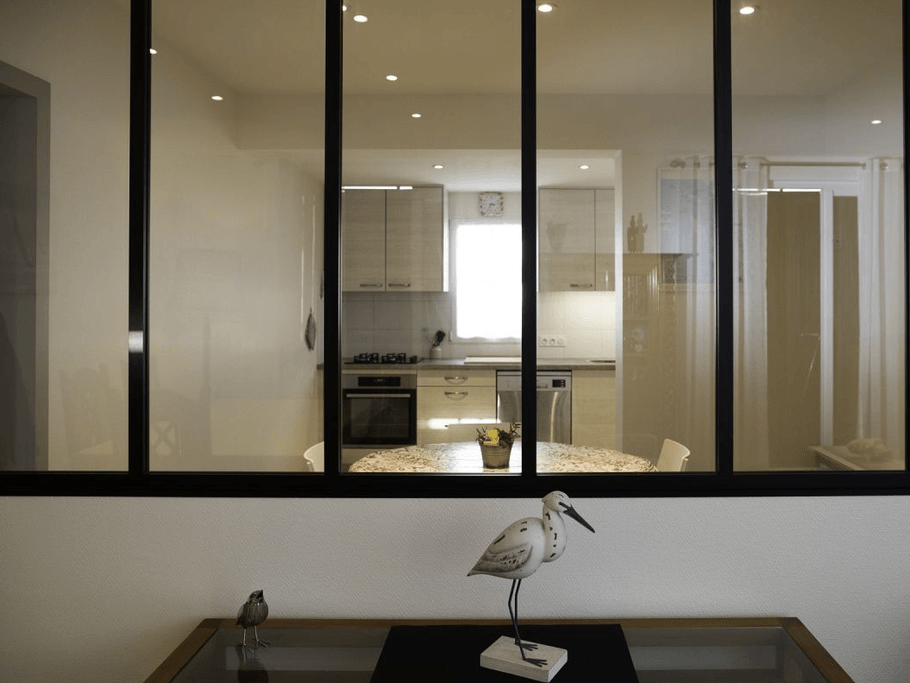 la cuisine vue du salon