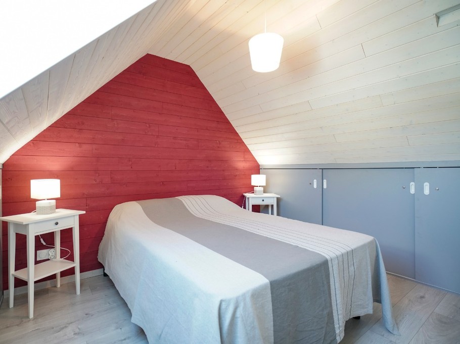 Gîte "La Désirée", Mont-Dore (Puy de Dôme) : La chambre à l'étage