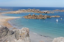 une autre plage de Trégastel, à 300 mètres de l'appartement