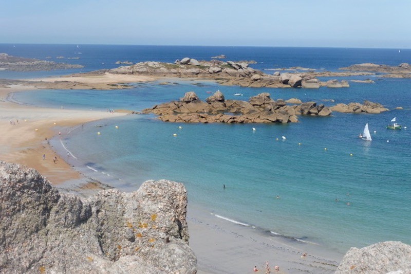 une autre plage de Trégastel, à 300 mètres de l'appartement