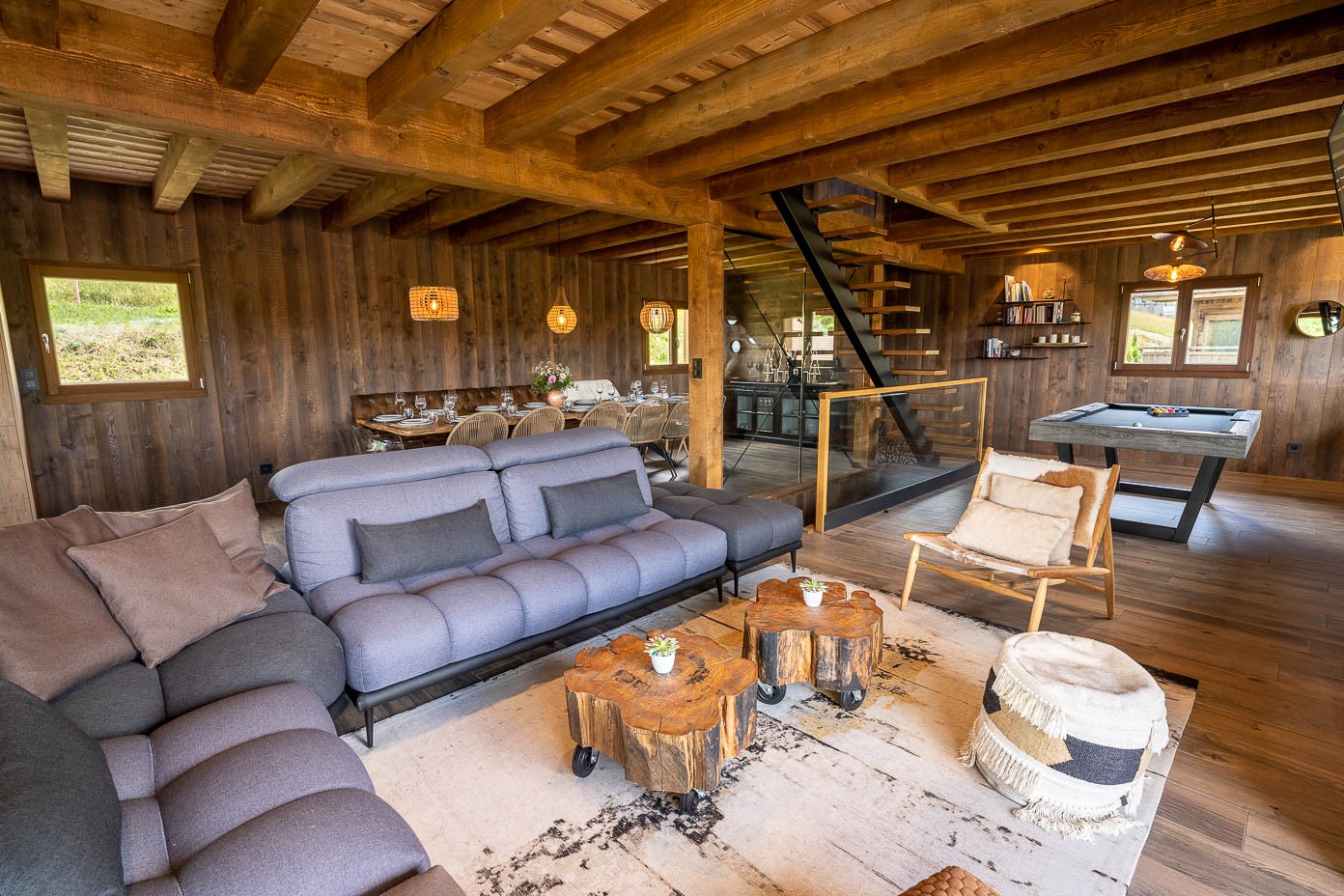 Living room - Chalet Perle Noire, Gérardmer
