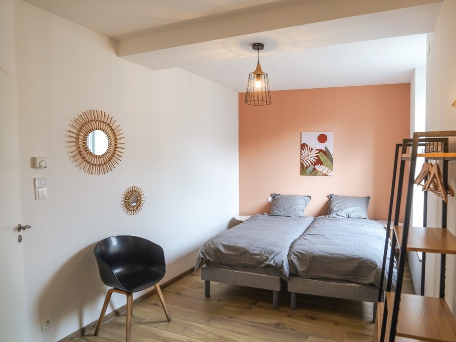 Chambre Sarahoui à l'étage - 2 lits 90*200 - possibilité de faire un lit en 180