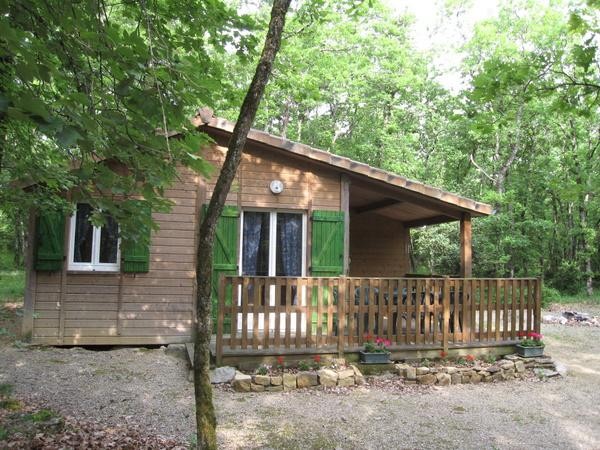 Vue chalet en bois - Penne - Tarn -