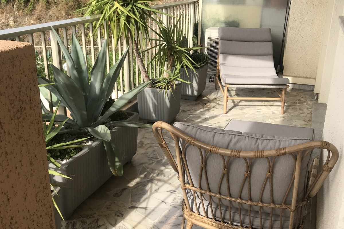 Coin détente terrasse sud
