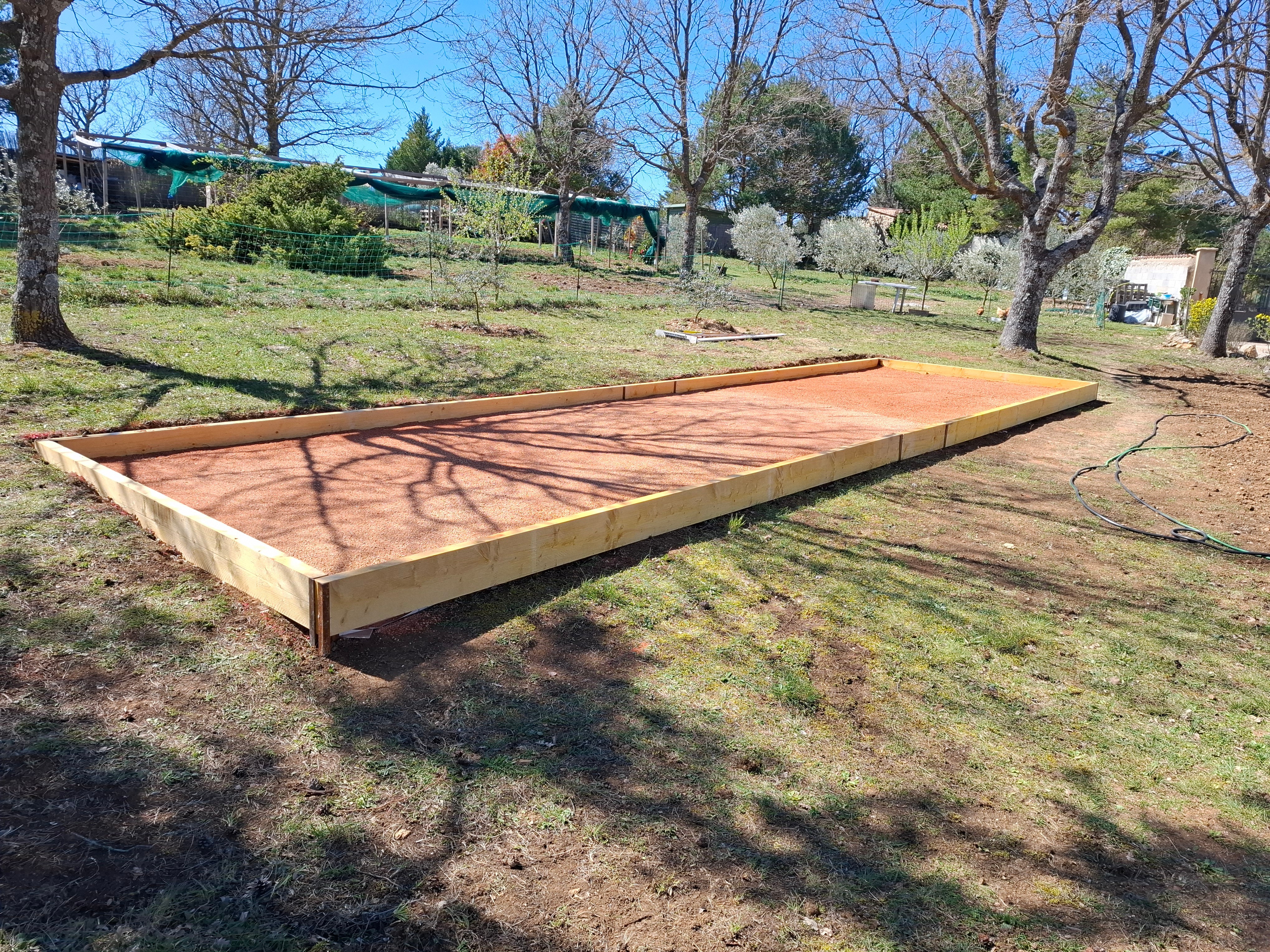 Petanque pitch 11m x 3m